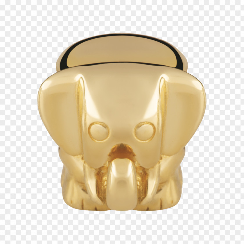 Elephant Gold Colored Charm Bracelet Silver Diamond PNG