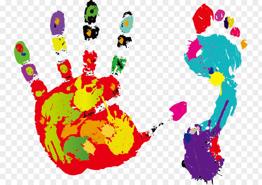 Graffiti Vector Footprint Hand Clip Art PNG