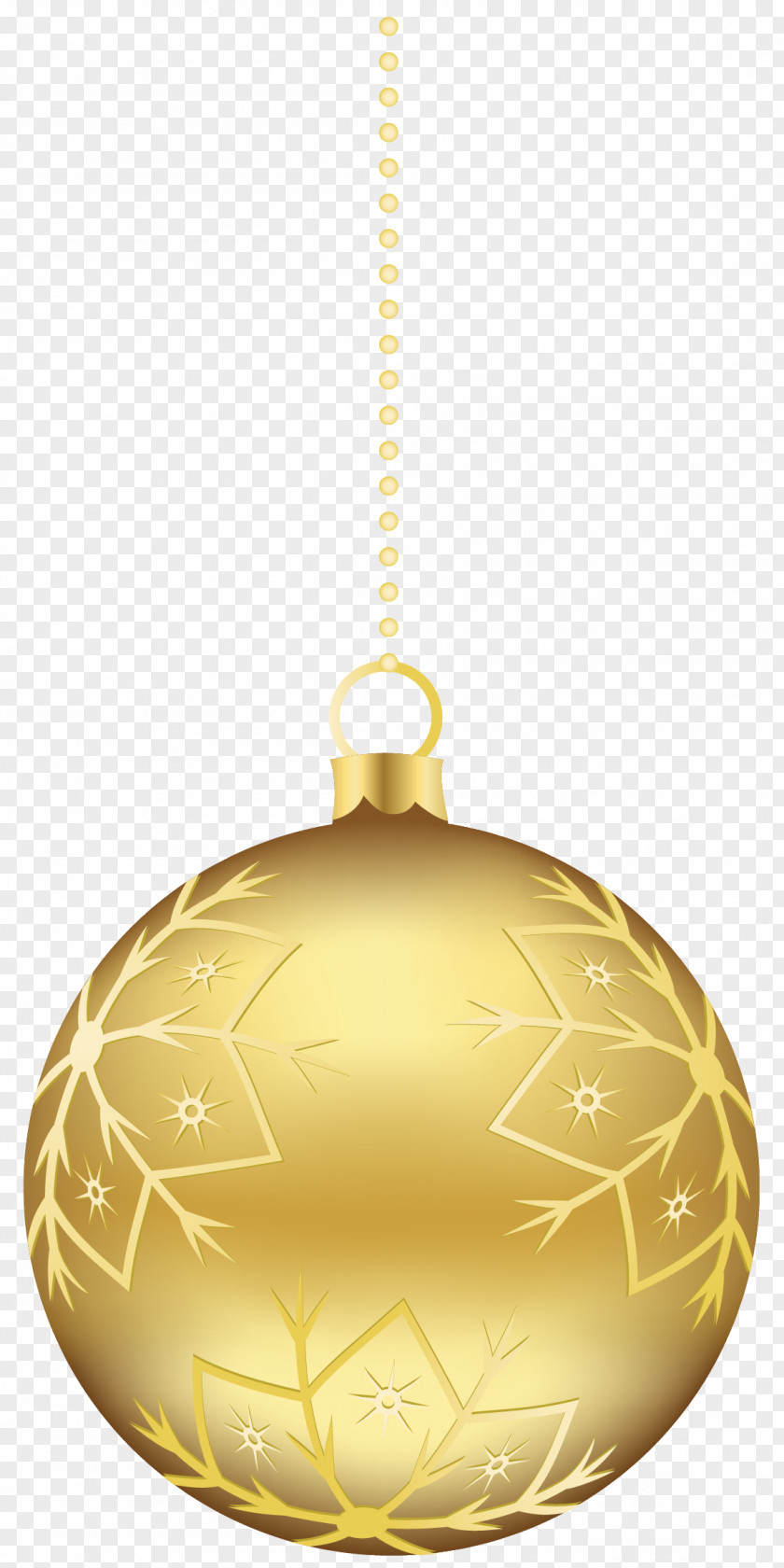 Large Transparent Gold Christmas Ball Ornament Clipart Clip Art PNG