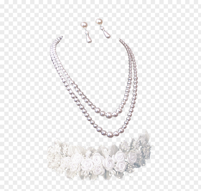 Pearl Necklace Jewellery PNG