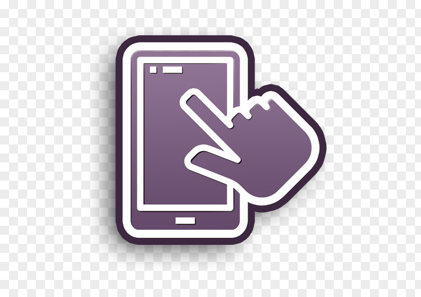 Smartphone Icon Shopping Hand Gesture PNG