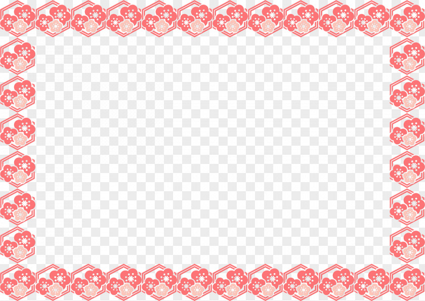 Flower Rectangular Frame Floral PNG