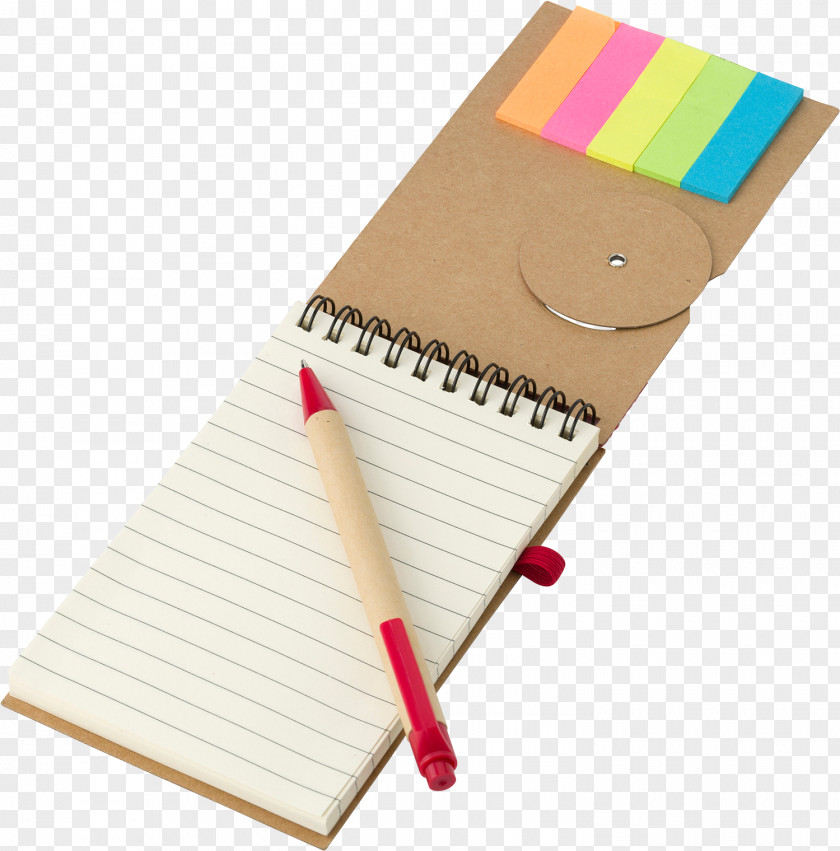 Notebook Post-it Note Paper Ballpoint Pen PNG