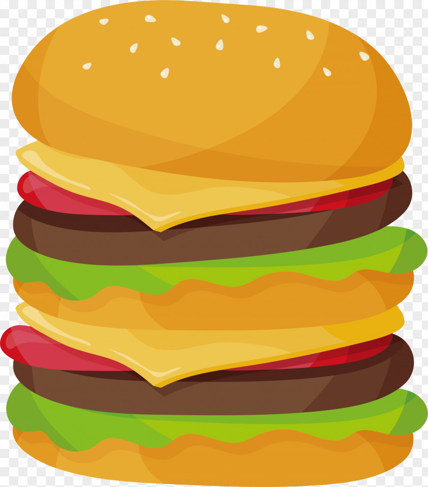Super Jumbo Burger Hamburger Cheeseburger McDonald's Big Mac Veggie Fast Food PNG