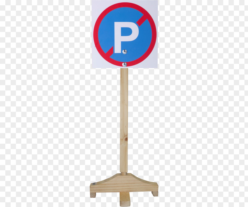 Wooden Pole Traffic Sign Parking Road PNG