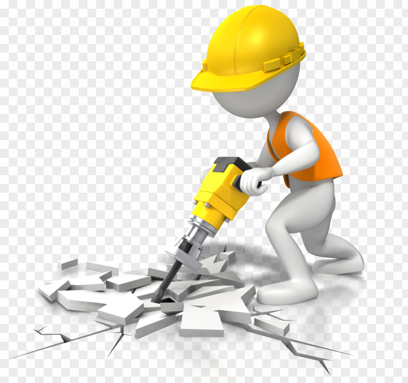 Worker Jackhammer Animation Architectural Engineering Construction Clip Art PNG