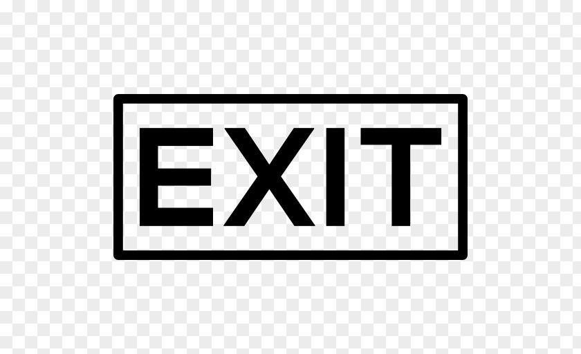 Exit Icon Sign Emergency Road Traffic PNG