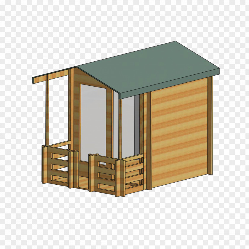 House Shed Summer Log Cabin Window PNG