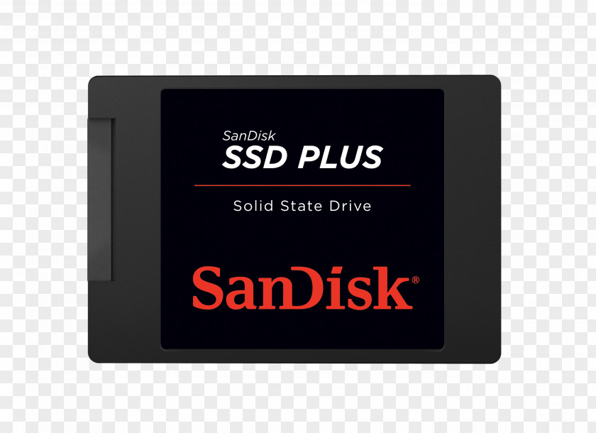 Laptop Solid-state Drive SanDisk SSD Plus Serial ATA PNG