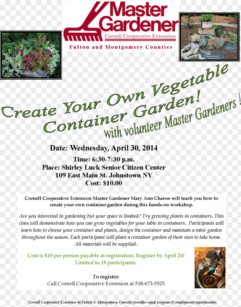 Master Gardener Program Font PNG