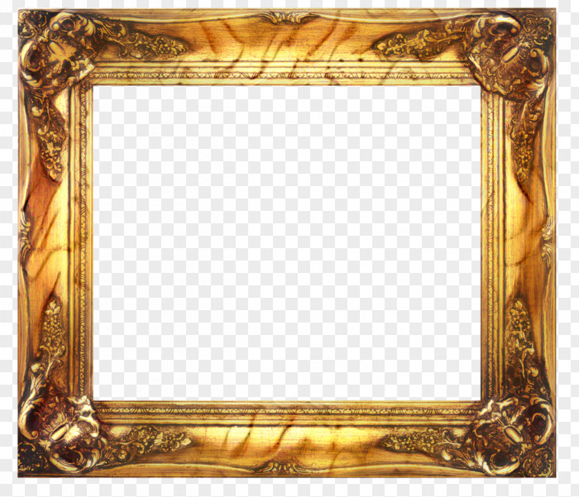 Mirror Interior Design Gold Picture Frames PNG