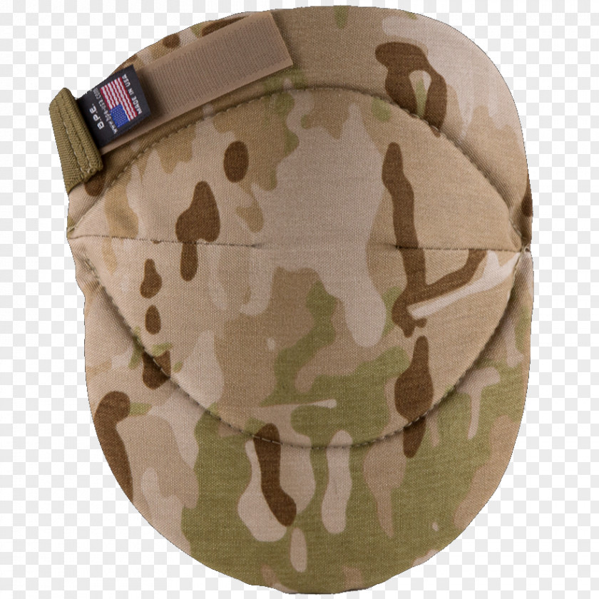 MultiCam Military Camouflage Knee Pad Operational Pattern PNG