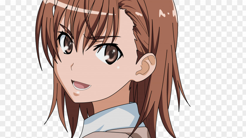 Anime-face Mikoto Misaka A Certain Scientific Railgun Accelerator Magical Index PNG