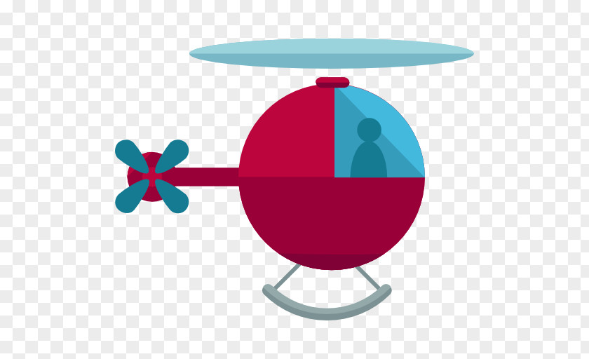 Helicopter Aircraft Flight Airplane Icon PNG