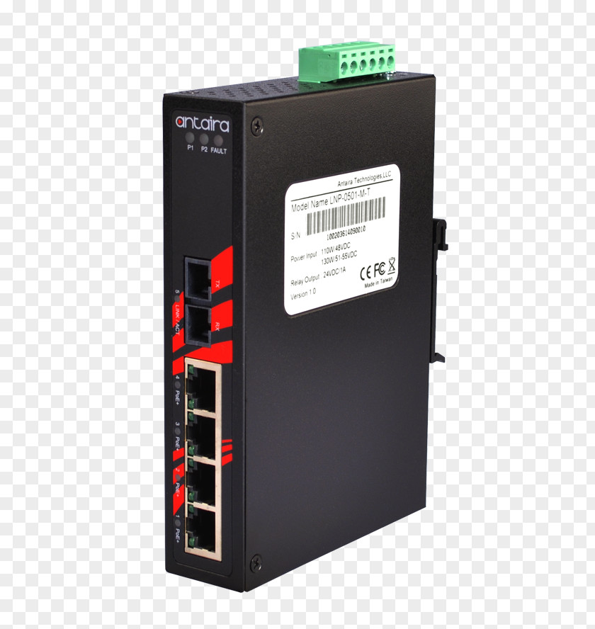 Industrial Ethernet Switch Power Over Network IEEE 802.3at Gigabit PNG