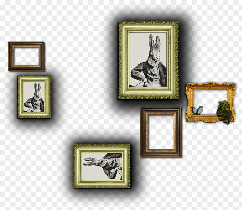 Rabbit Creative Picture Frames Rectangle Font PNG