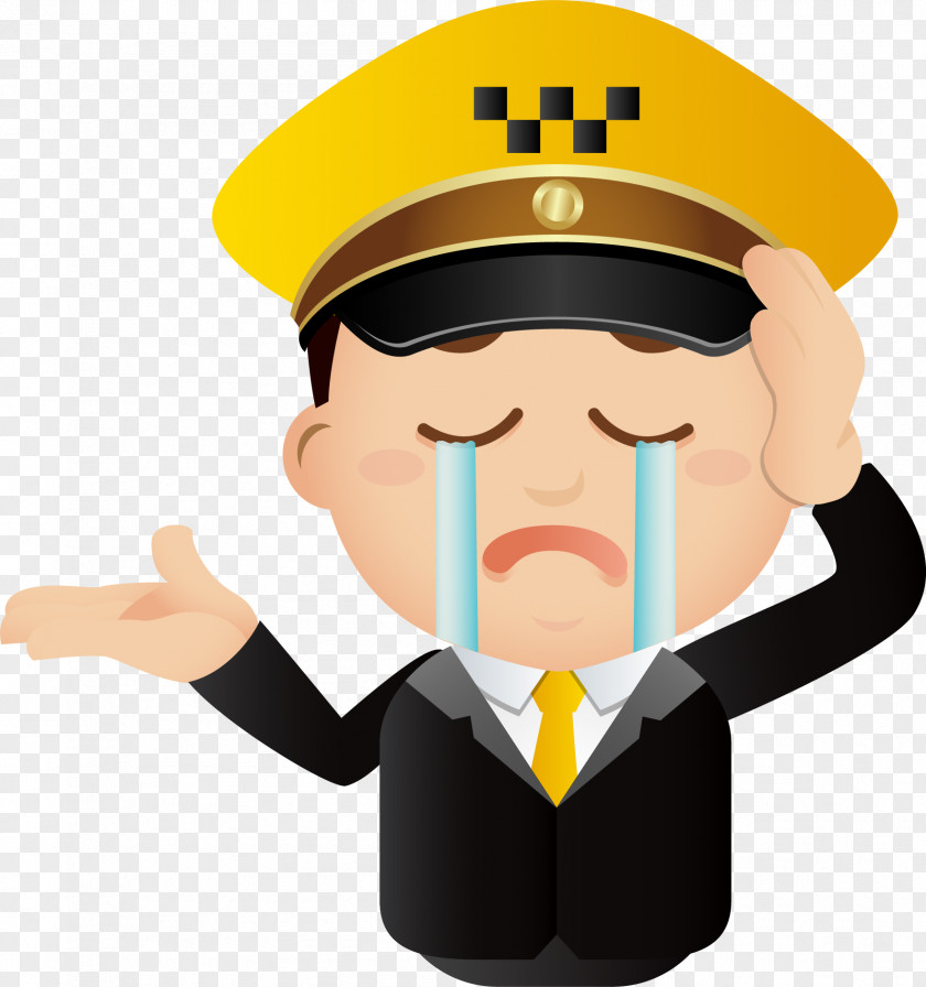 Sad Cry Expression Pack Police Officer Car PNG
