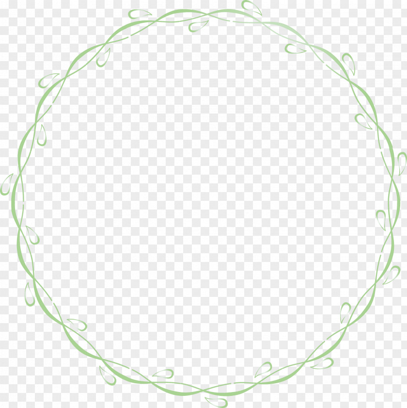 Simple Circle Frame Classic PNG