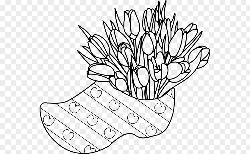 Tulip Clog Best Drawing Shoe PNG