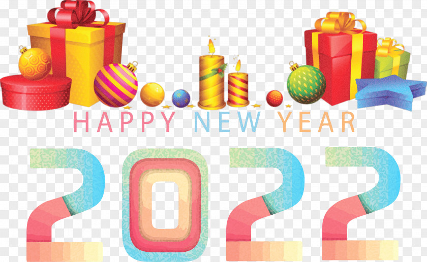 2022 Happy New Year PNG