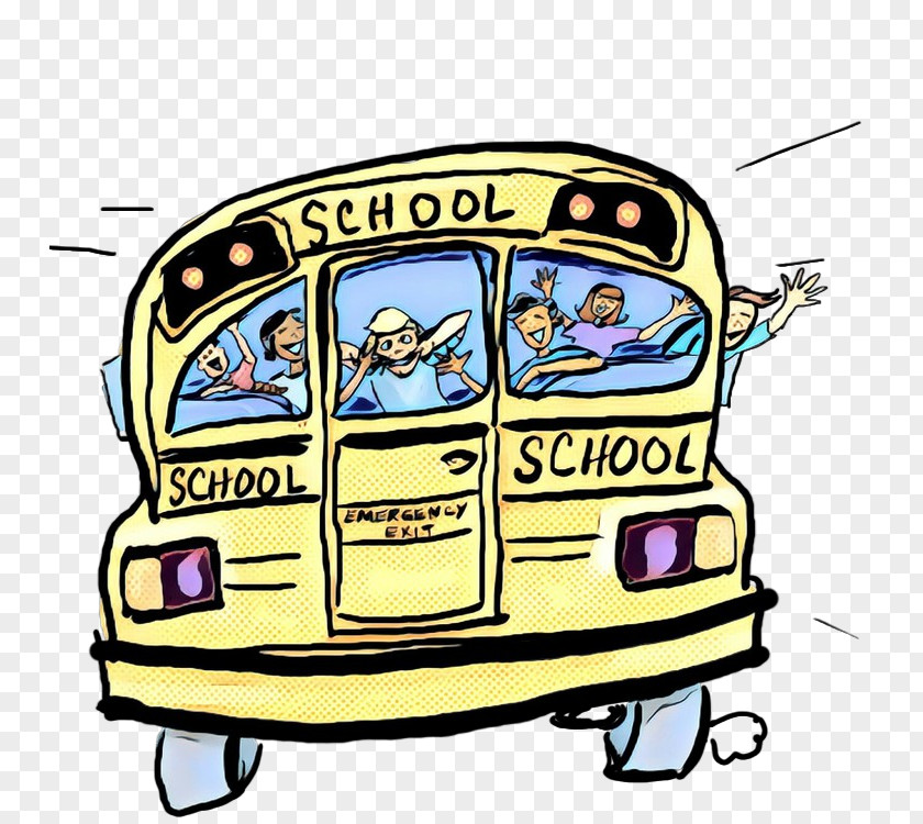 Compact Car Vehicle School Bus Drawing PNG