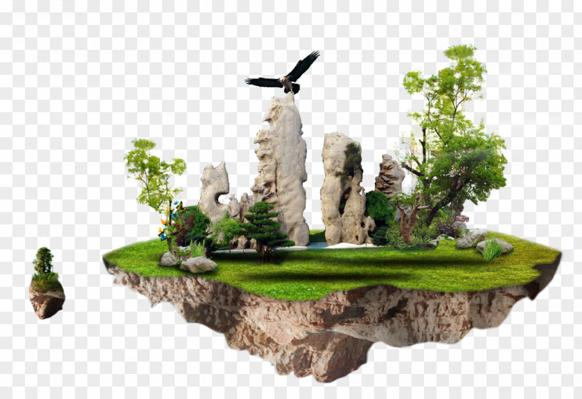 Floating Island Download PNG