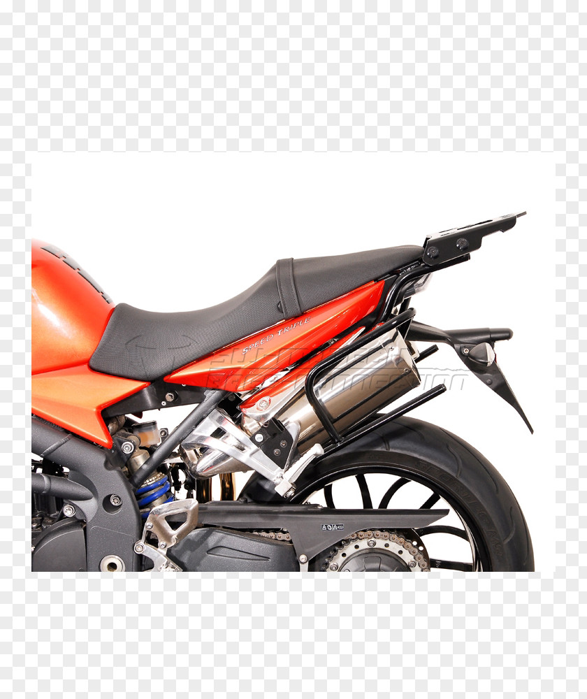 Motorcycle Exhaust System Saddlebag Triumph Motorcycles Ltd Speed Triple PNG