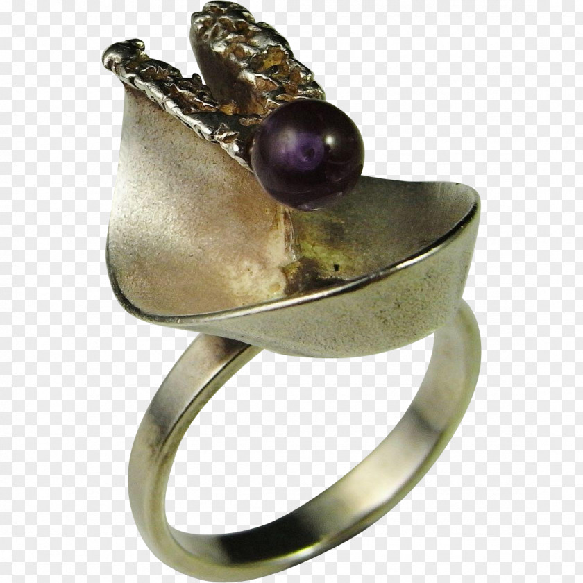 Ring Amethyst Sterling Silver Jewellery PNG