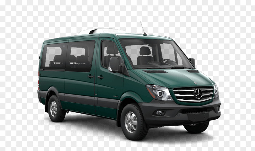 Silver Passenger Plane 2018 Mercedes-Benz Sprinter Van Car PNG