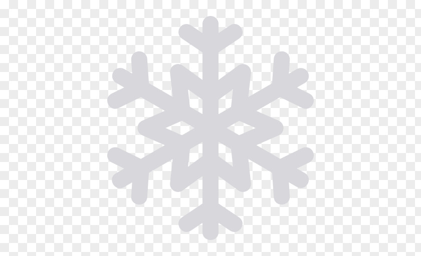 Snowflake Flat Design PNG