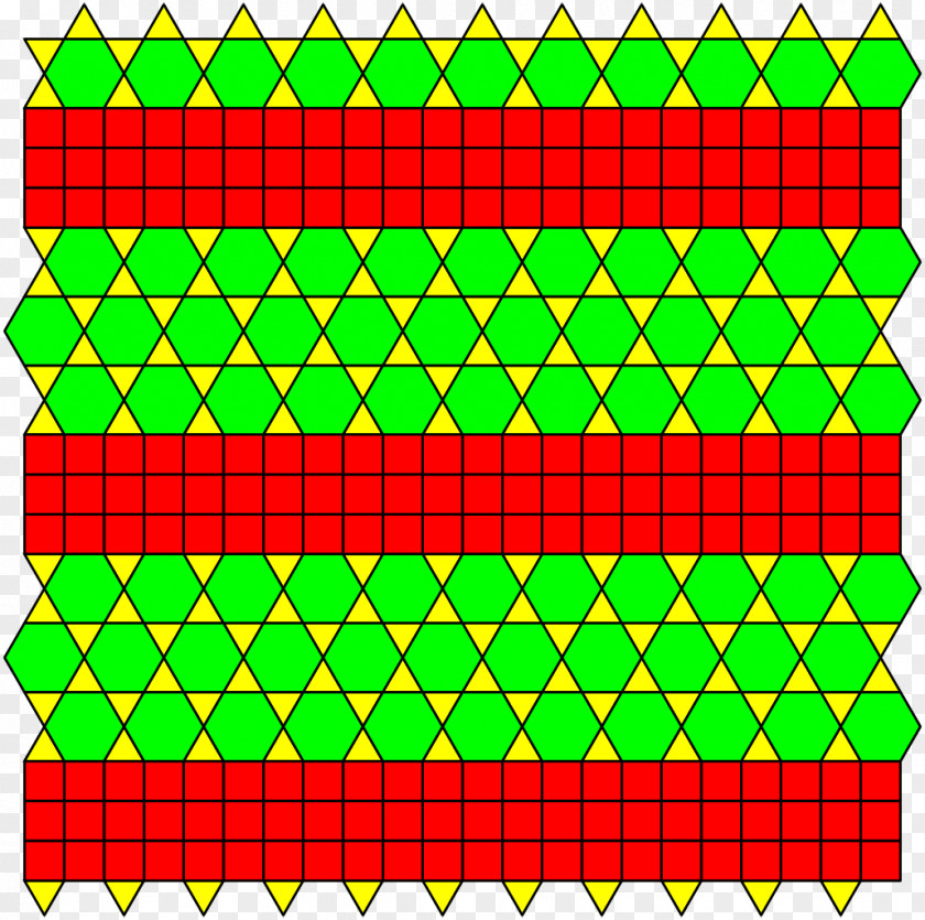 Uniform Trihexagonal Tiling Tessellation Euclidean Tilings By Convex Regular Polygons Symmetry PNG