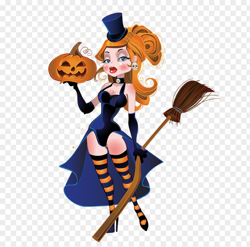 Witch Halloween Witchcraft Cartoon Clip Art PNG