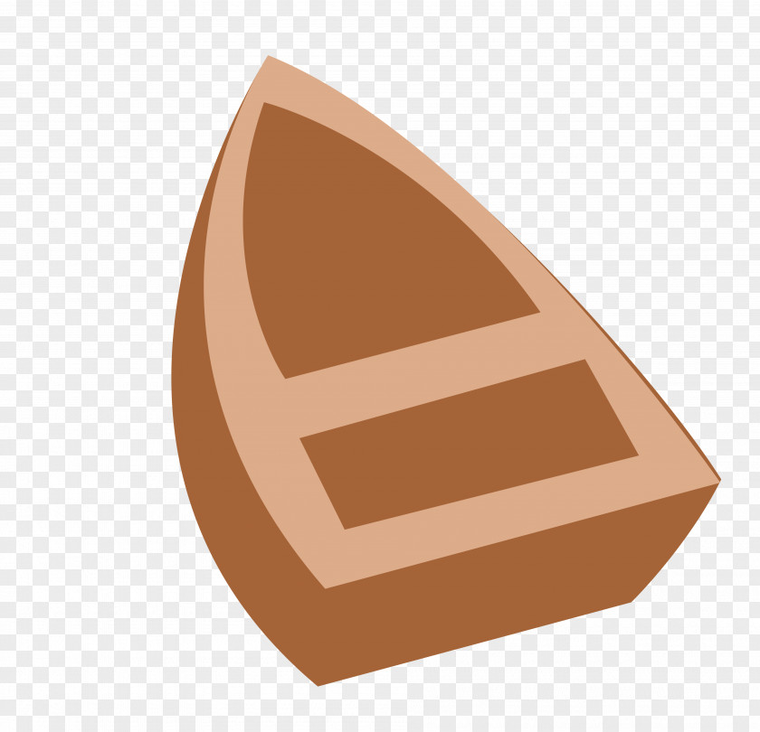 Brown Boat Material Download PNG