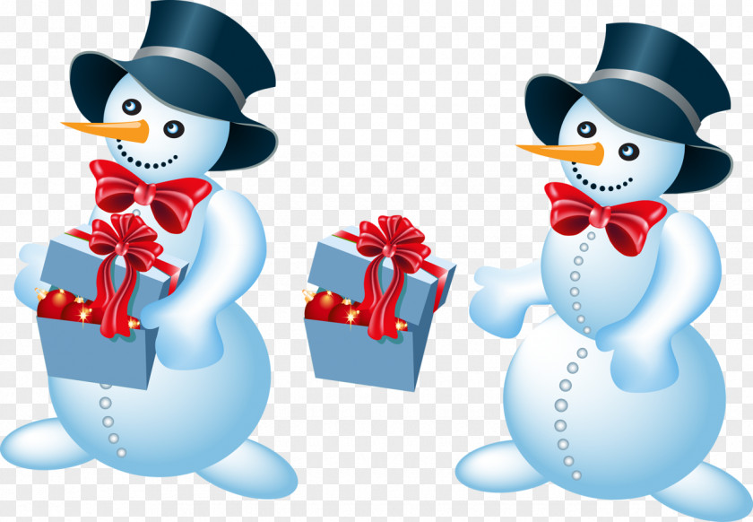 Creative Cute Snowman Animation Clip Art PNG