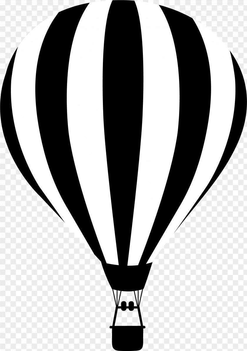 Logo Parachute Hot Air Balloon Silhouette PNG