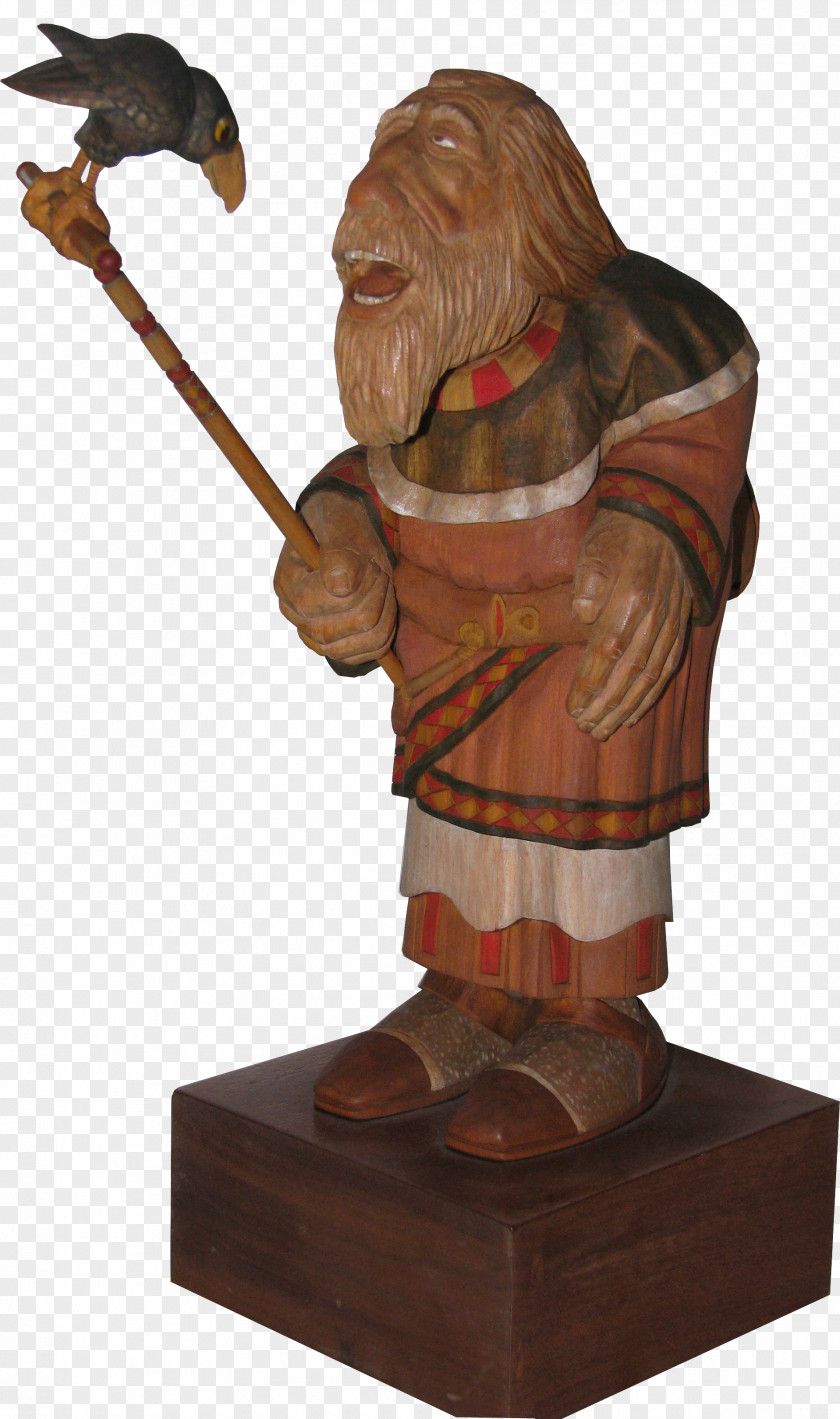 Sculpture Wood Carving Human Figure Figurine PNG