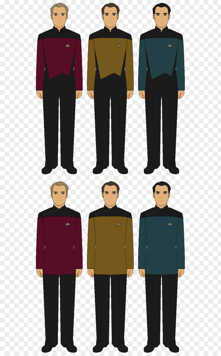 Uniform Star Trek Uniforms Clothing T-shirt Starfleet PNG