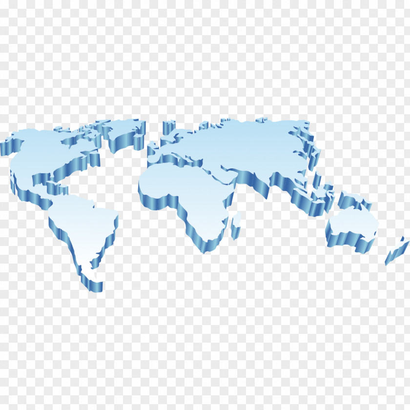 Graphic Map Of The World PNG
