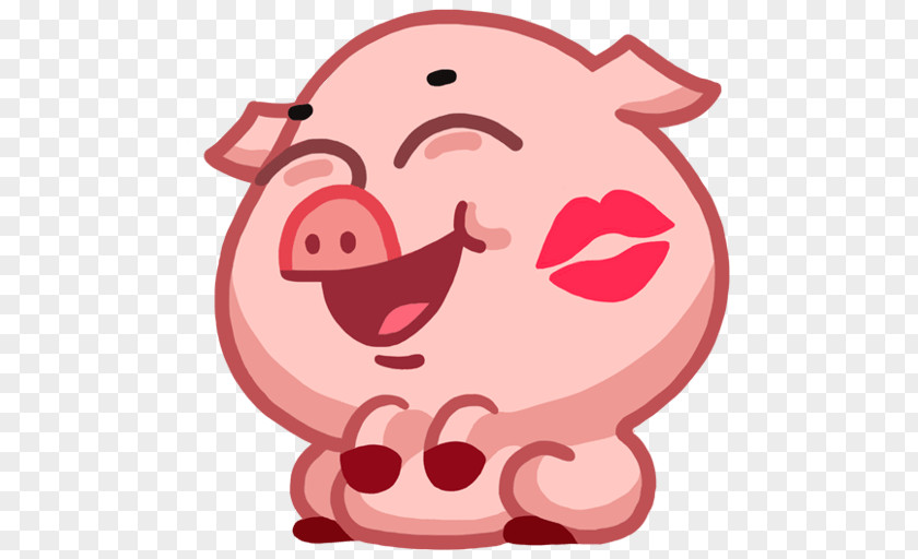 Winky Lux Telegram Sticker Daddy Pig VK Clip Art PNG