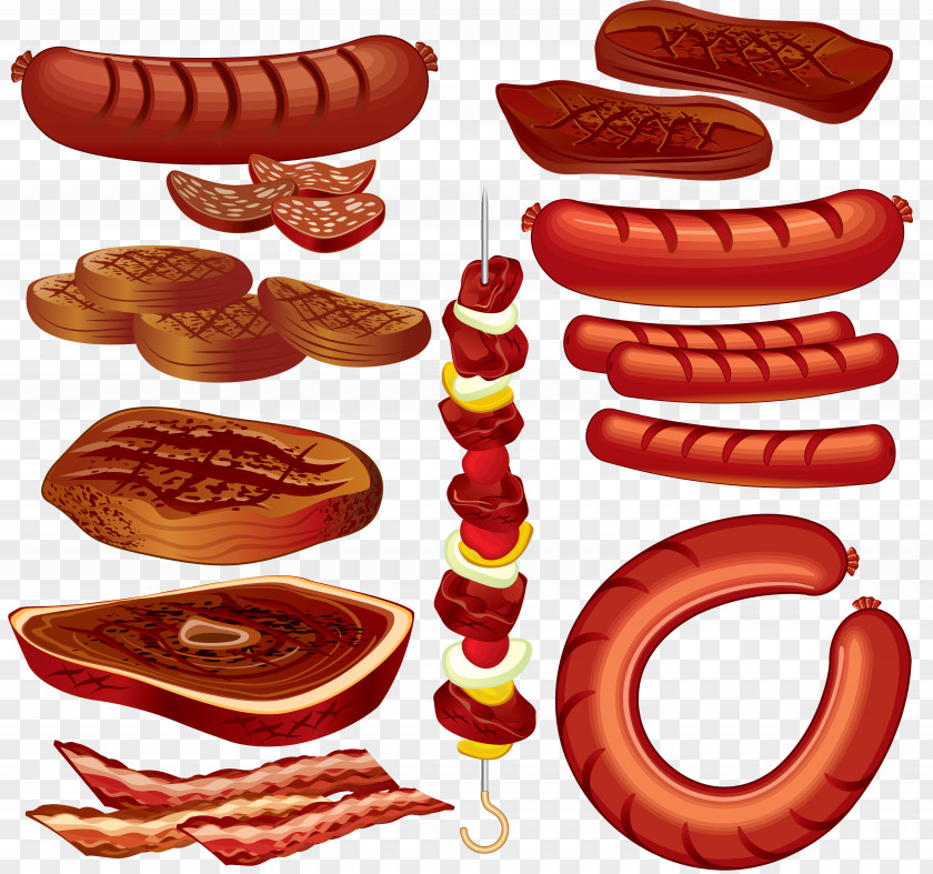 Barbecue Hot Dog Hamburger Kebab Fast Food PNG