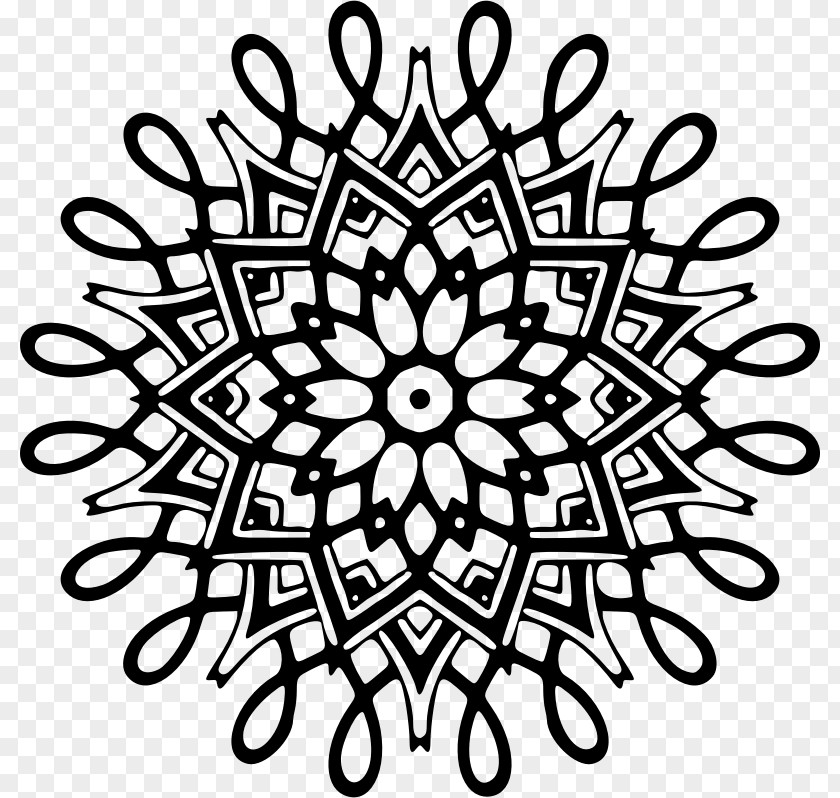 Ornament Line Art Black And White Visual Arts PNG