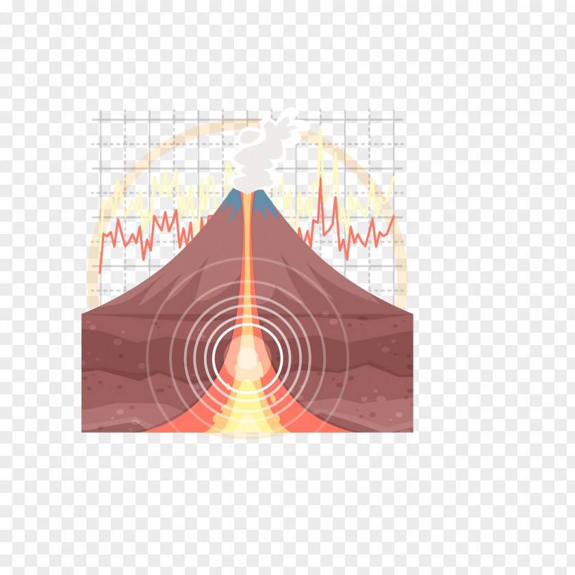 Vector Volcano Eruption Material Geology Euclidean PNG