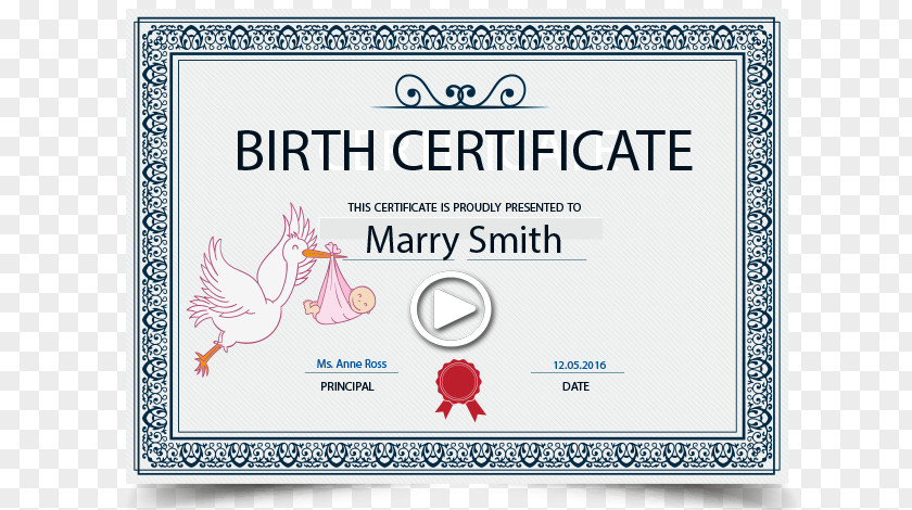 Birth Certificate Translation Childbirth Education PNG