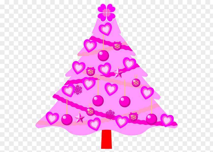 Christmas Tree Santa Claus Day Ornament Illustration PNG
