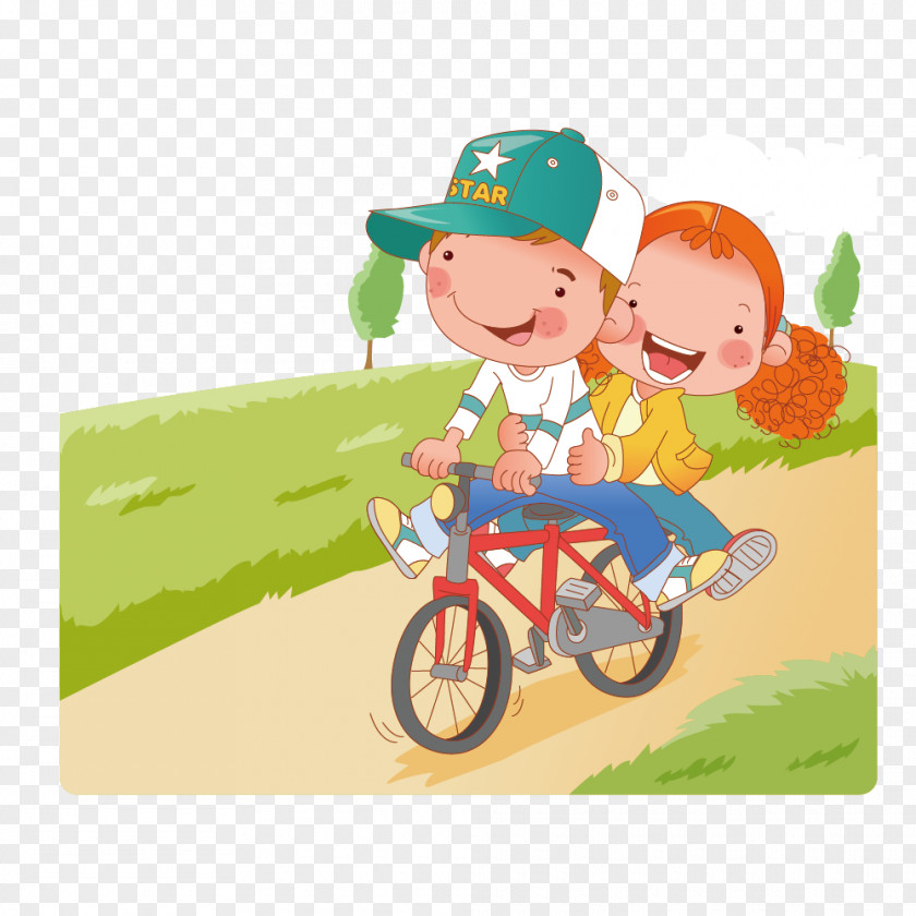 Cycling Travel Friends Bicycle Wallpaper PNG