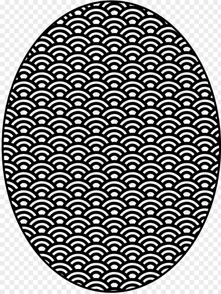 Japanese Pattern Fraction One Half Circle Clip Art PNG