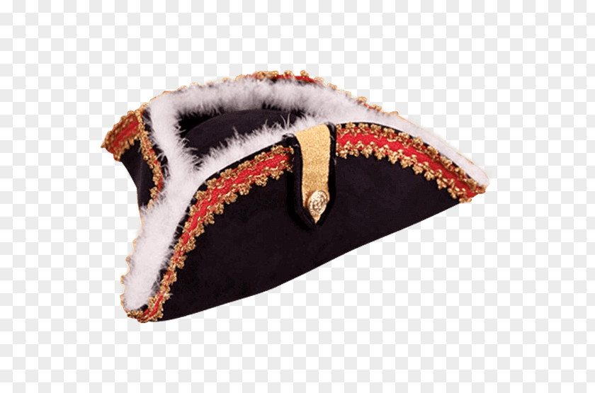 Pirate Hat Tricorne Cavalier Cap Costume PNG