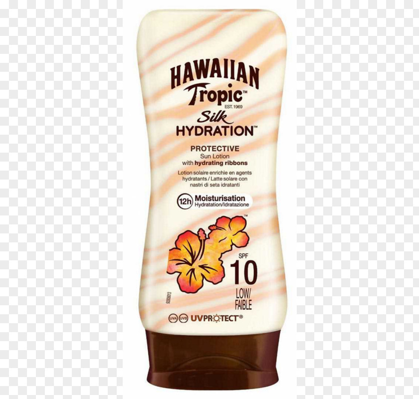 Sun Lotion Sunscreen Hawaiian Tropic Silk Hydration After Factor De Protección Solar PNG