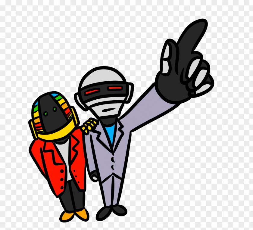Daft Punk Picture Drawing PNG