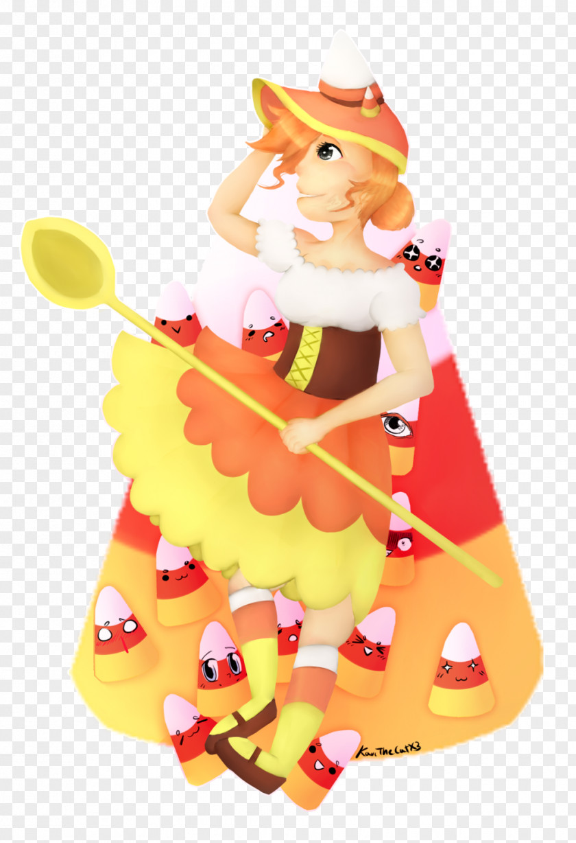 Fun2draw Cute Candy Corn Illustration Figurine Christmas Ornament Cartoon Day PNG